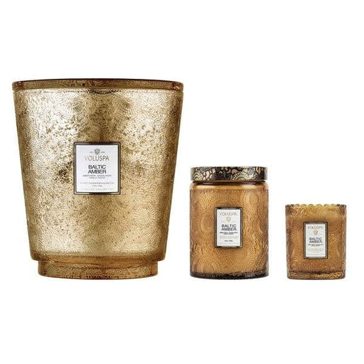 Voluspa Voluspa Baltic AMber 123 oz Hearth Candle with Lid/Tray