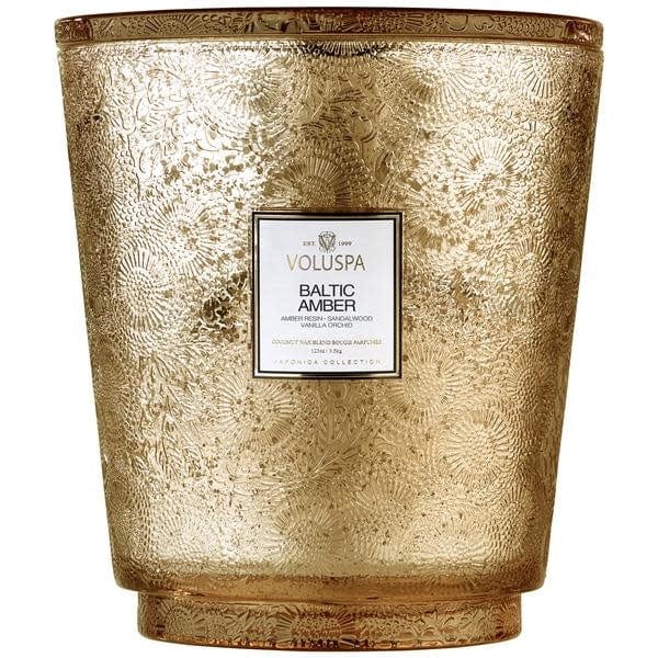 Voluspa Voluspa Baltic AMber 123 oz Hearth Candle with Lid/Tray