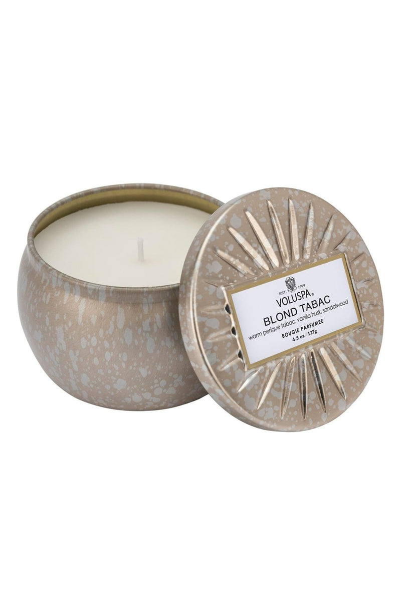Voluspa Voluspa Blond Tabac - Mini Decorative Tin