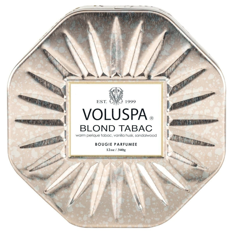 Voluspa Voluspa Blond Tabac Octagon Tin