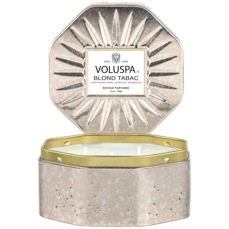 Voluspa Voluspa Blond Tabac Octagon Tin