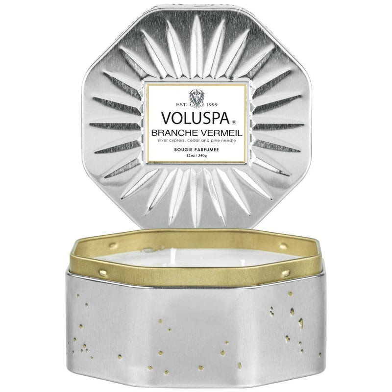 Voluspa Voluspa Branche Vermeil Octagon Tin