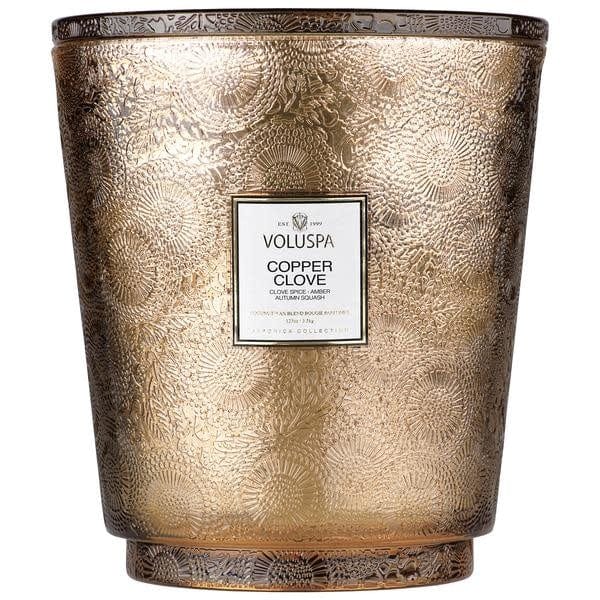 Voluspa Voluspa Copper Clove 123 oz. Hearth Candle with Lid/Tray
