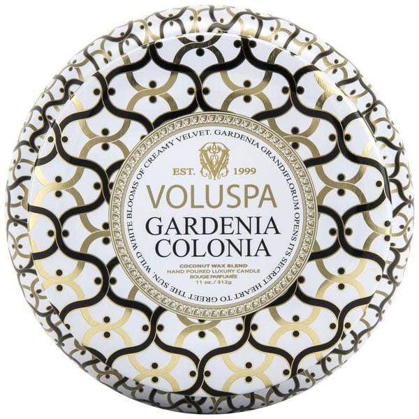 Voluspa Voluspa Gardenia Colonia 2 wick Maison Metallo Candle