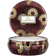 Voluspa Voluspa Goji & Tarocco Orange 3 Wick Candle in Decorative Tin