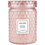 Voluspa Voluspa Rose Otto large Glass Jar with Lid