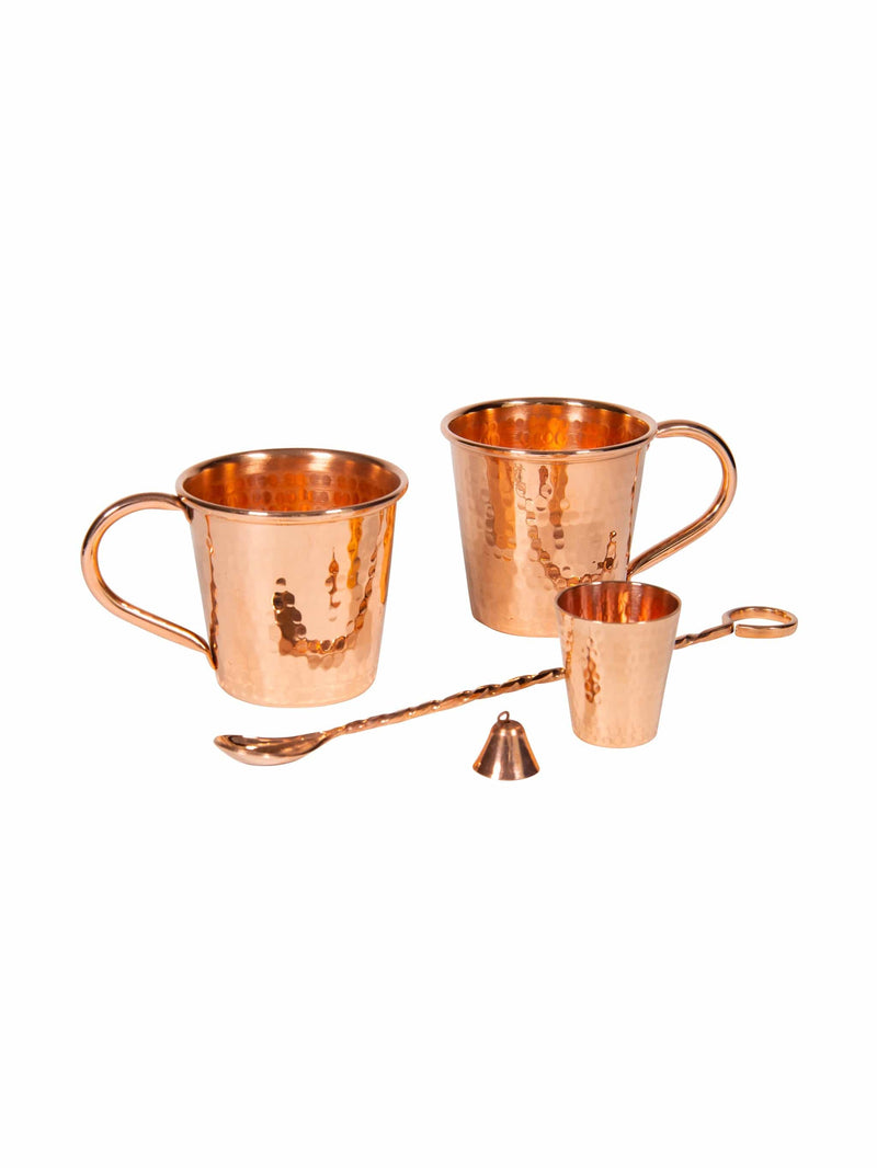 Weston Table Bar Tools Sertodo Copper Moscow Mule Gift Set