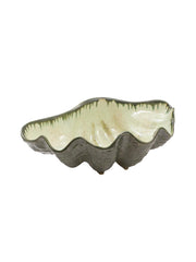 Weston Table Bowls & Basins Mint and Charcoal Sea Clam Bowl