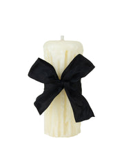 Weston Table Candles Beeswax Drip Pillar Candle 3.5 Inch Diameter
