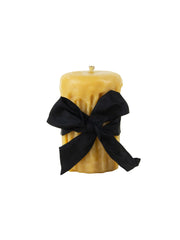 Weston Table Candles Beeswax Drip Pillar Candle 3.5 Inch Diameter