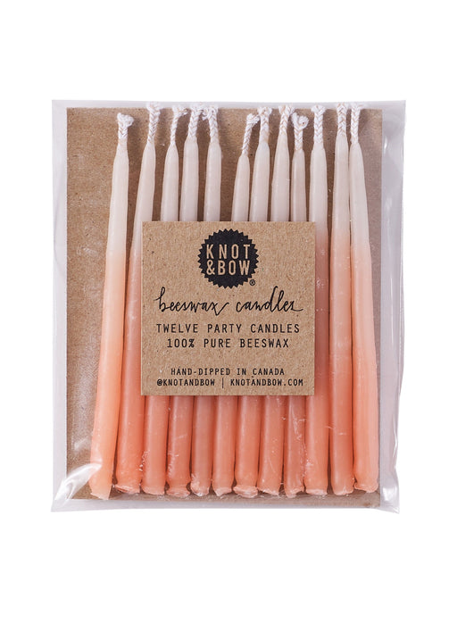 Weston Table Candles Knot & Bow Assorted Beeswax Party Candles