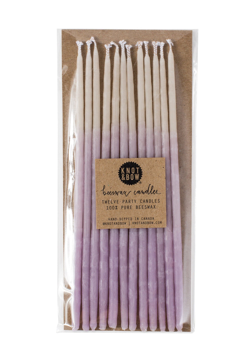 Weston Table Candles Knot & Bow Assorted Beeswax Party Candles