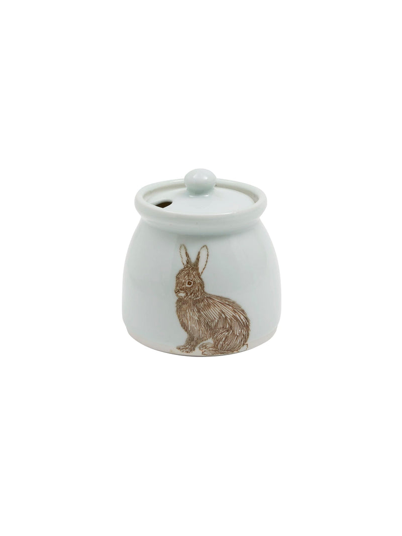 Weston Table Condiment & Butter Dishes Rabbit Ceramic Honey Pot