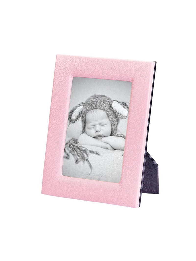 Weston Table Picture Frames Pink Leather Studio Frame