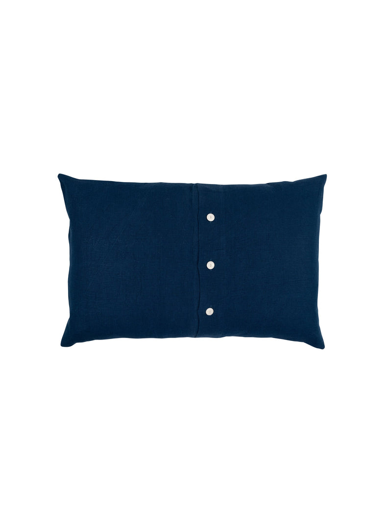 Weston Table Pillows Blue Crab Linen Pillow