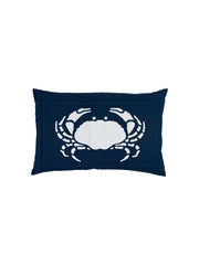 Weston Table Pillows Blue Crab Linen Pillow
