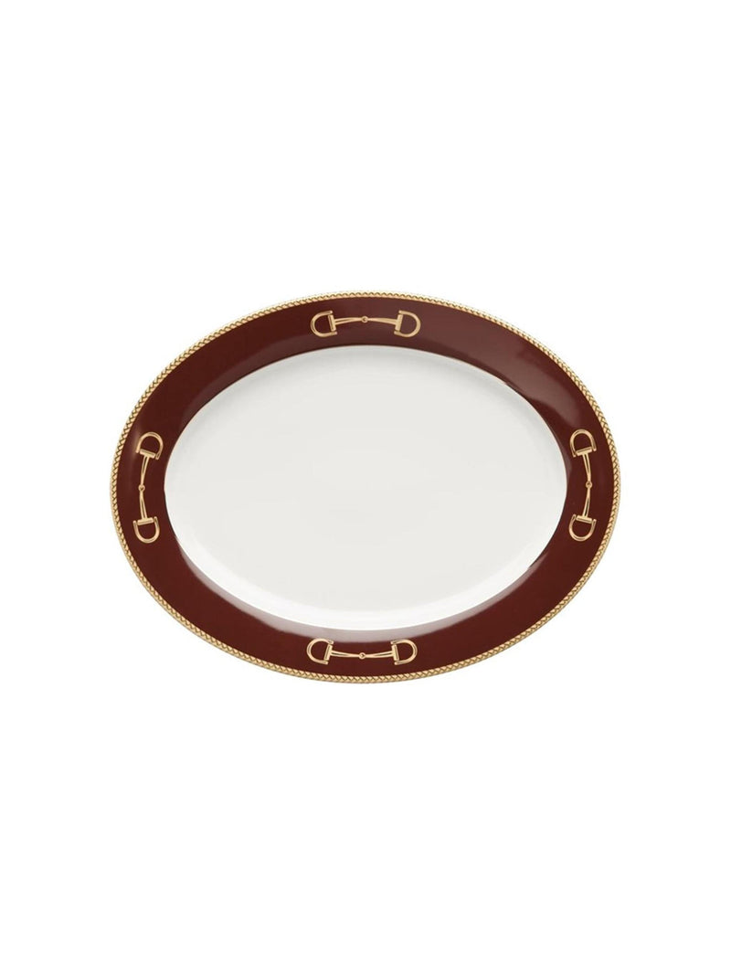 Weston Table Platters & Serving Trays Julie Wear Cheval Chestnut Brown Platter