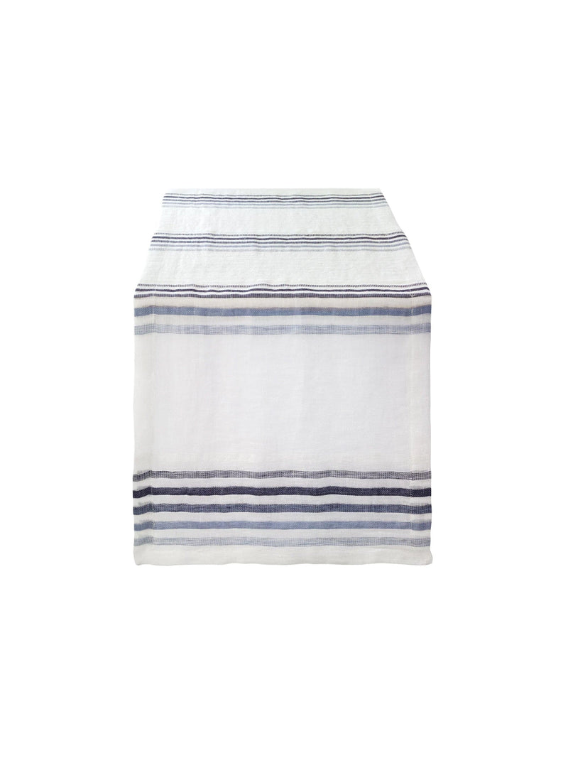 Weston Table Table Linens Bodrum Logan Blue Linen Collection