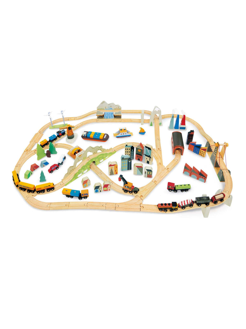 Weston Table Toys Tender Leaf Toys Mountain View Train Set