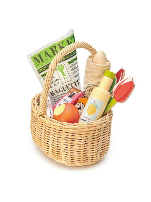 Weston Table Toys Tender Leaf Toys Wicker Shopping Basket