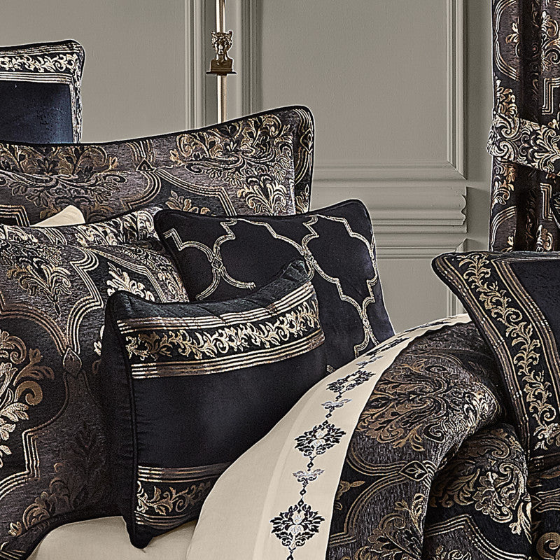 Windham 18" Square Embellished Decorative Throw Pillow