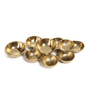 zodax Unclassified Small Cluster of Nine Serving Bowls - Dark Gold