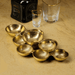 zodax Unclassified Small Cluster of Nine Serving Bowls - Dark Gold